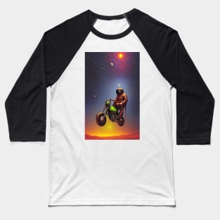 Motorbike Wormhole Baseball T-Shirt